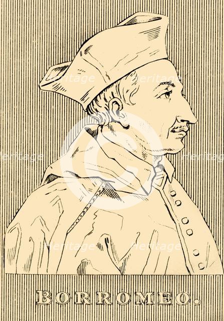 'Borromeo', (1538-1584), 1830. Creator: Unknown.