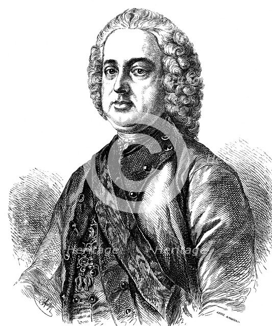 Portrait of Emperor Francis I (1708-1765), 1861.