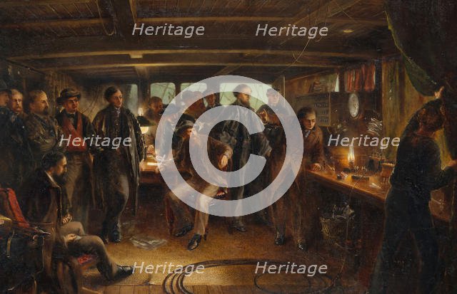 Awaiting the Reply, ca. 1866. Creator: Robert Charles Dudley.