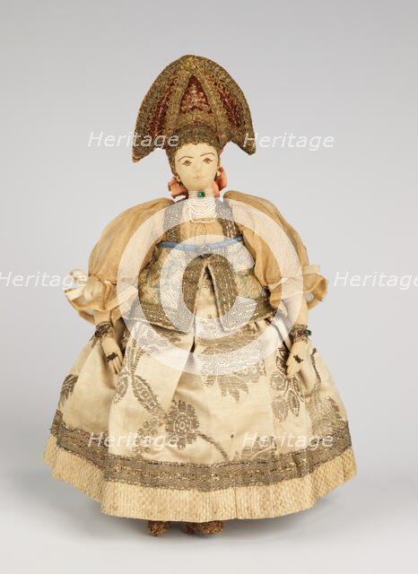 Doll, Russian, late 18th century. Creator: Unknown.