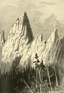 'Castellated Rock', 1872.  Creator: John Filmer.