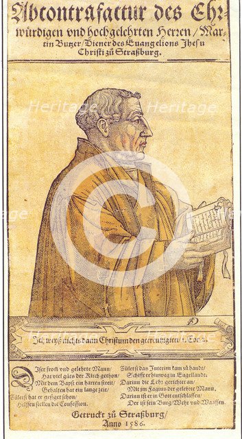 Martin Bucer (1491-1551). Artist: Anonymous  