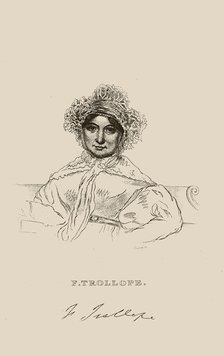 Portrait of Frances Trollope (1779-1863) , 1839. Creator: Anonymous.