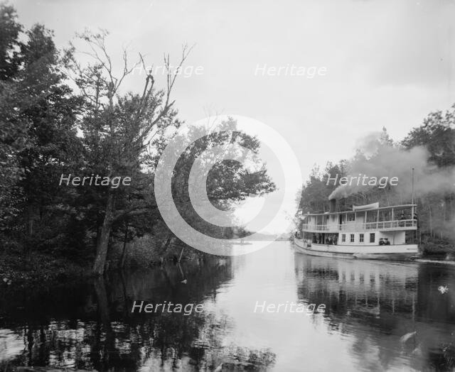 Steamer Nehasac, Adirondack Mts., N.Y., between 1900 and 1905. Creator: Unknown.