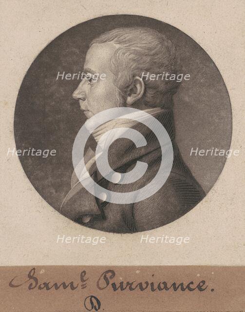 Samuel Dinsmore Purviance, 1805. Creator: Charles Balthazar Julien Févret de Saint-Mémin.