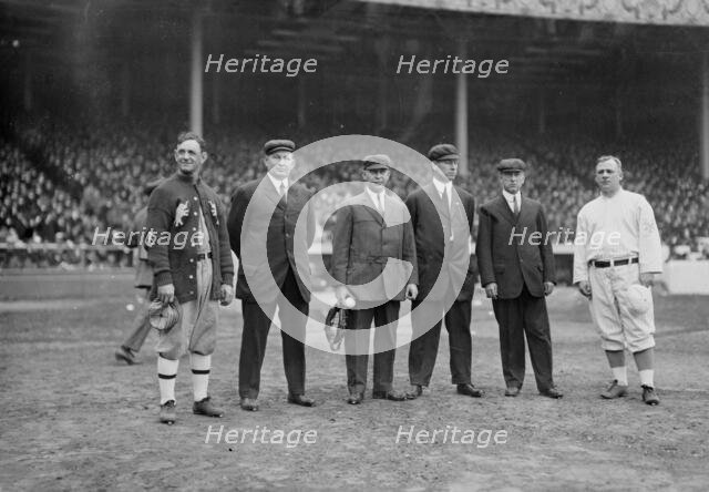 Umpires, World Series, '13, 1913. Creator: Bain News Service.