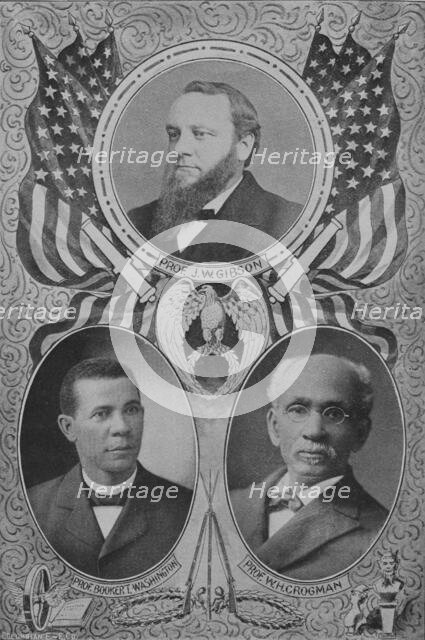 Three prominent educators and authors, 1902. Creator: Unknown.