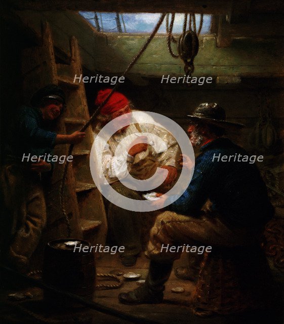 'Gossip in the hold', c1843-c1886.  Artist: John Morgan