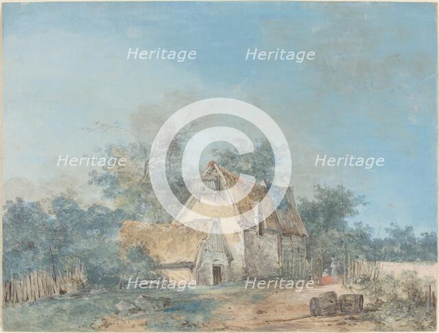 Landscape, probably c. 1780. Creator: Louis Gabriel Moreau.