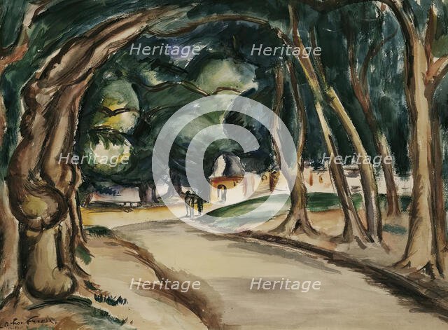 Avenue, 1921. Creator: Othon Friesz.