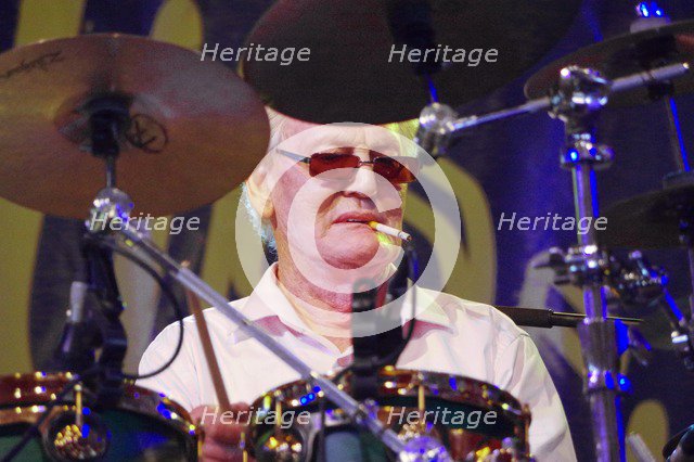 Ginger Baker, Love Supreme Jazz Festival, Glynde Place, East Sussex, 2015. Artist: Brian O'Connor.