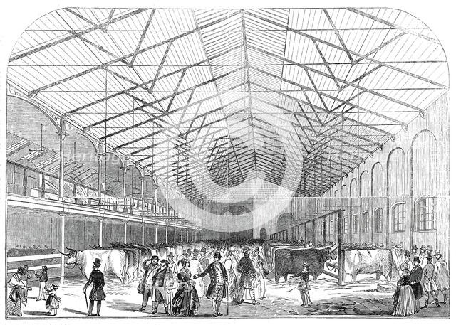 The Smithfield Prize Cattle Show, 1845. Creator: Unknown.