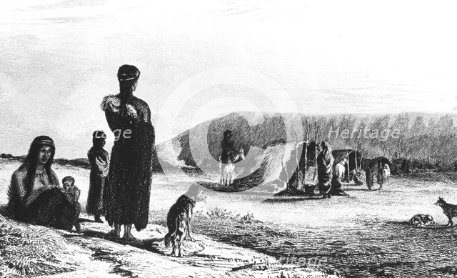 Patagonians at Gregory Bay, 1831 (1839). Artist: Unknown