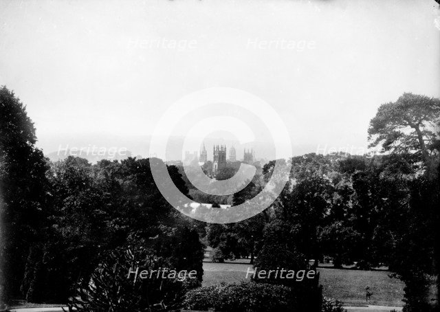 View of Oxford from Headington Hill, Oxfordshire, c1860-c1922. Artist: Henry Taunt