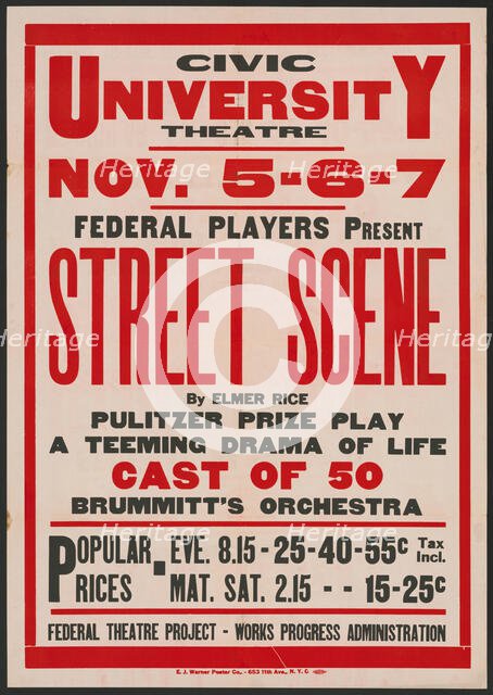 Street Scene 1, Syracuse, NY, 1936. Creator: Unknown.