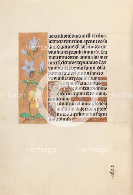 Hours of Queen Isabella the Catholic, Queen of Spain: Fol. 55v, c. 1500. Creator: Master of the First Prayerbook of Maximillian (Flemish, c. 1444-1519); Associates, and.