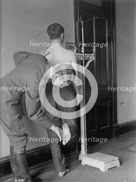 Army, U.S. Physical Examination, 1917. Creator: Harris & Ewing.