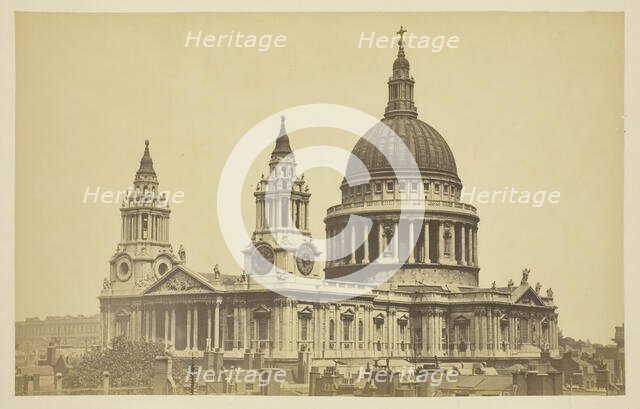 St. Paul's Cathedral, 1850-1900. Creator: Unknown.