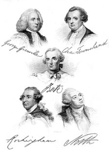 British politicians and prime ministers, 1837.Artist: R Hick