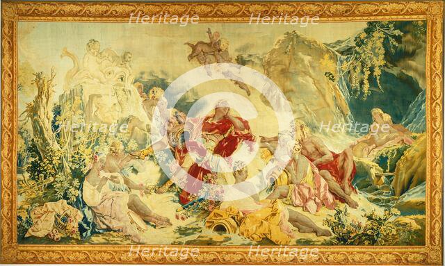 Dream of Rinaldo, c. 1751. Creators: Francois Boucher, Jean-Baptiste Oudry, Nicolas Besnier.