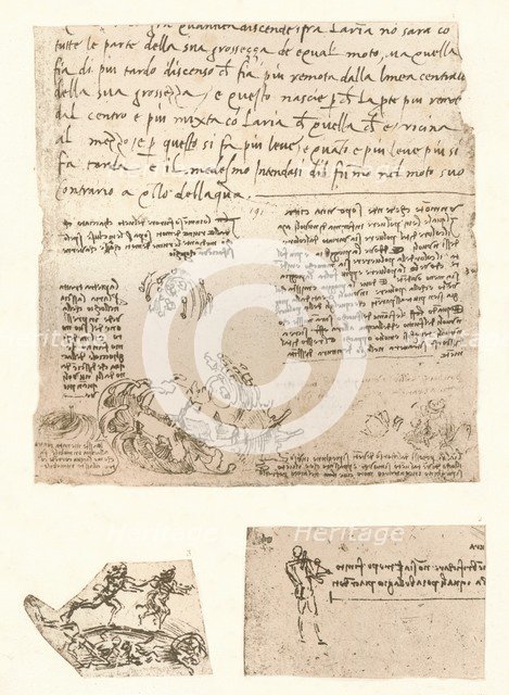 Three drawings, c1472-c1519 (1883). Artist: Leonardo da Vinci.
