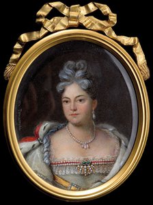 Portrait of Grand Duchess Anna Petrovna of Russia (1708-1728), 1874. Artist: Rockstuhl, Alois Gustav (1798-1877)