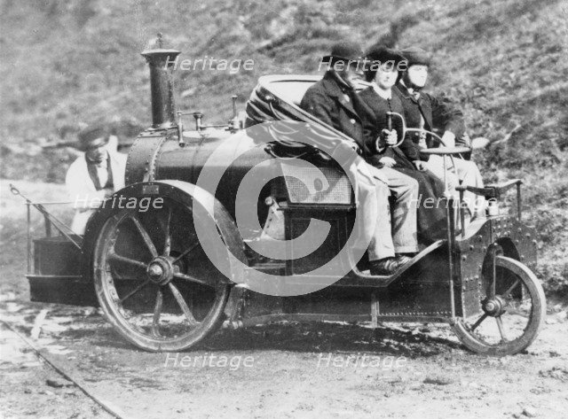 Rickett's steam carriage, 1860. Artist: Unknown