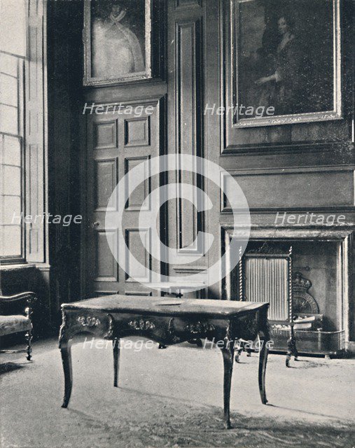 'Room at Boughton House, with Chimney-Piece of the Early 18th Century', 1927. Artist: Unknown.