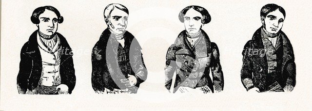 A Contemporary Impression of the Tolpuddle Martyrs', (1838), 1934. Artist: Unknown