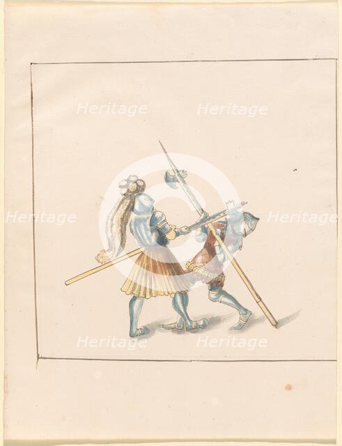 Freydal, The Book of Jousts and Tournament of Emperor Maximilian I: Combats...Plate 142, c1515. Creator: Unknown.