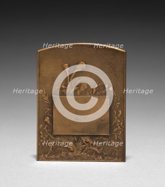 Medallion (reverse). Creator: Marie Alexandre Lucien Coudray (French, 1864-1932).
