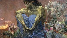 'Demon Seated in a Garden', 1890.  Artist: Mikhail Vrubel