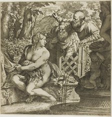 Susanna and the Elders, 1590/95. Creator: Annibale Carracci.