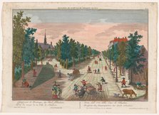 View of a park in Schiedam, 1742-1801. Creator: Anon.