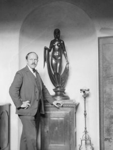 Manship, Paul, portrait photograph, 1928 June 8. Creator: Arnold Genthe.