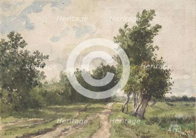 Landscape, 1825-65. Creator: Constant Troyon.