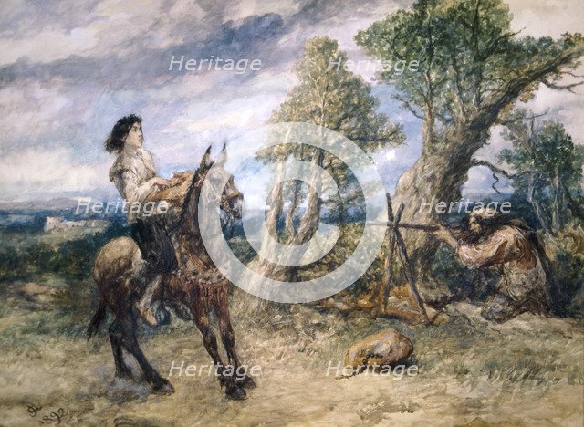 'First Adventure of Gil Blas', 1892.  Artist: Sir John Gilbert