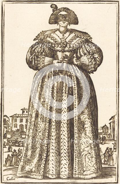 Masked Noble Woman. Creator: Unknown.