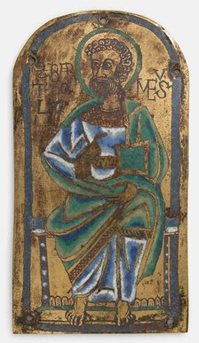 Plaque of St. Bartholomew, Lower Rhenish or Saxon, mid-12th century. Creator: Unknown.