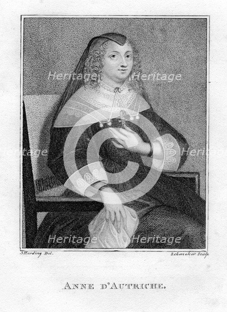 Anne of Austria (1601-1666), 19th century. Creator: Scheneker.