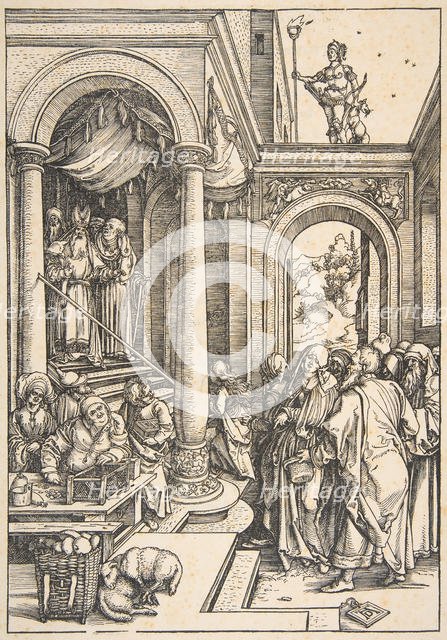 The Presentation of the Virgin in the Temple, from The Life of the Virgin, ca. 1503. Creator: Albrecht Durer.