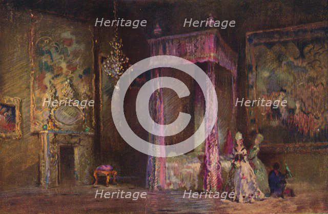 'The Queen's Bedchamber', c1916. Artist: George Sheringham.