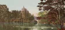 A Lake view in Central Park, New York, c1901. Creator: Unknown.
