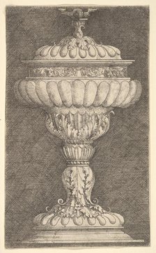 Covered Goblet with a Winged Ball on Top.n.d. Creator: Albrecht Altdorfer.