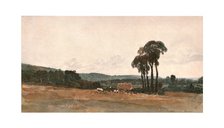 'A Harvest Scene - an Outdoor Sketch', (c1900).  Creator: Unknown.