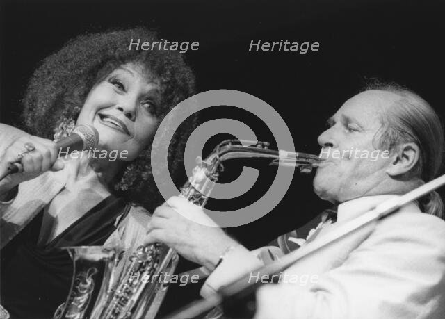 Cleo Laine and John Dankworth, Dankworth Generation Band, Brecon, 1995. Creator: Brian Foskett.