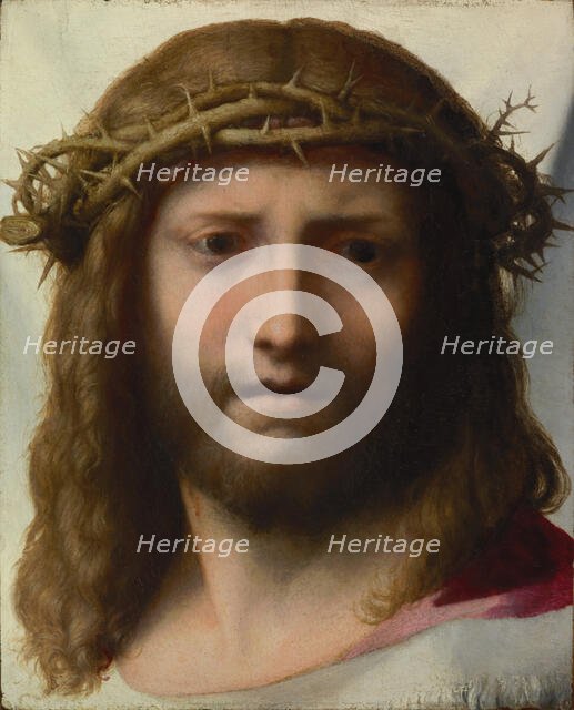 Head of Christ, about 1525-1530. Creators: Antonio da Correggio, Jesus Christ.