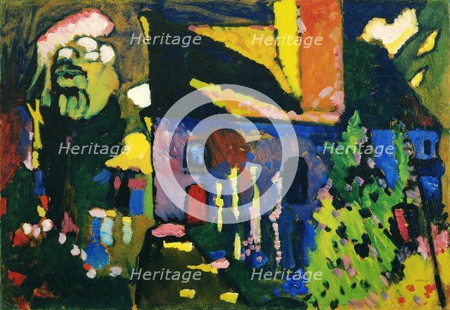 Church at Murnau. Artist: Kandinsky, Wassily Vasilyevich (1866-1944)