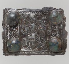 Back Plate from a Belt Buckle, Frankish, 675-725. Creator: Unknown.