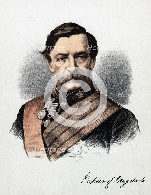 Robert Cornelius Napier, 1st Baron Napier of Magdala, British soldier, c1880. Artist: Anon